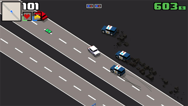 像素公路飙车2