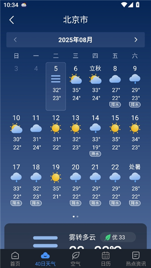 阳阳天气预报